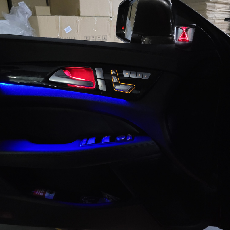 Mercedes-Benz E / CLS Klasse - Ambientebeleuchtung Ambiente LED  Innenraumbeleuchtung Interieur Mehrfarbig Set 12 Farben (W212 / W218)  (2009-2018)